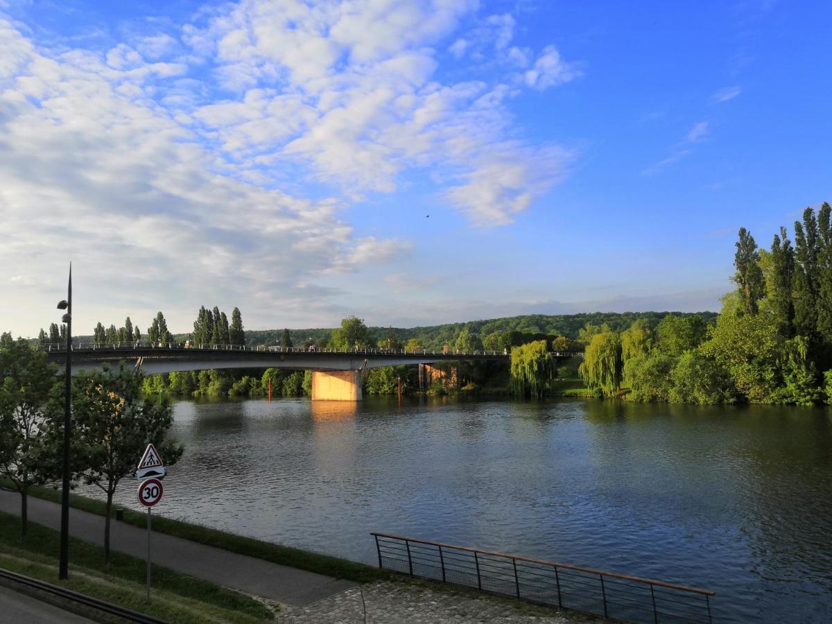 Appartamento Grand 2P Terrasse Bord De Seine Mantes-la-Jolie Esterno foto