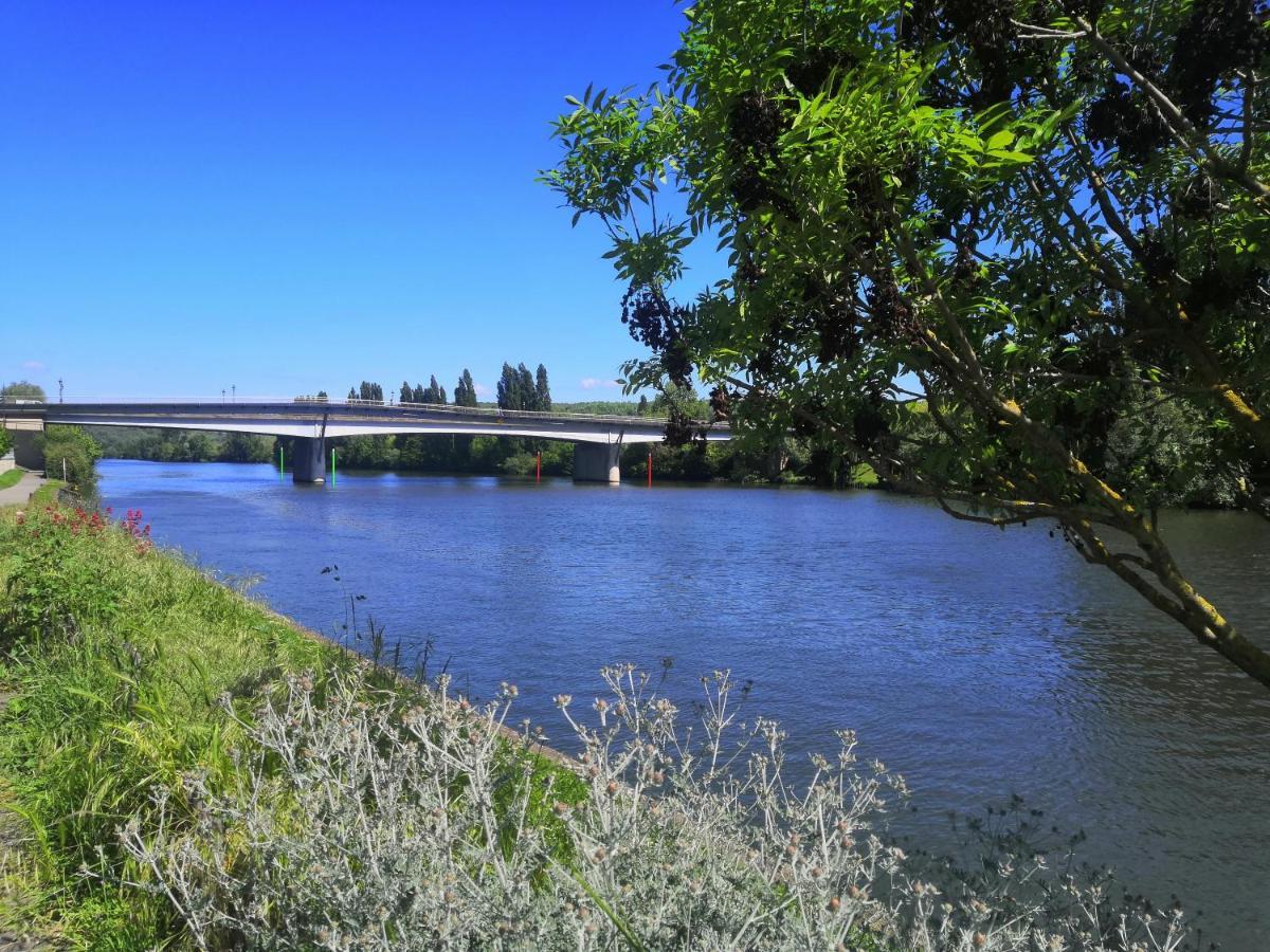 Appartamento Grand 2P Terrasse Bord De Seine Mantes-la-Jolie Esterno foto
